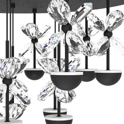 Eglo - Dimbare LED plafondlamp LED/27W/230V 3000K zwart