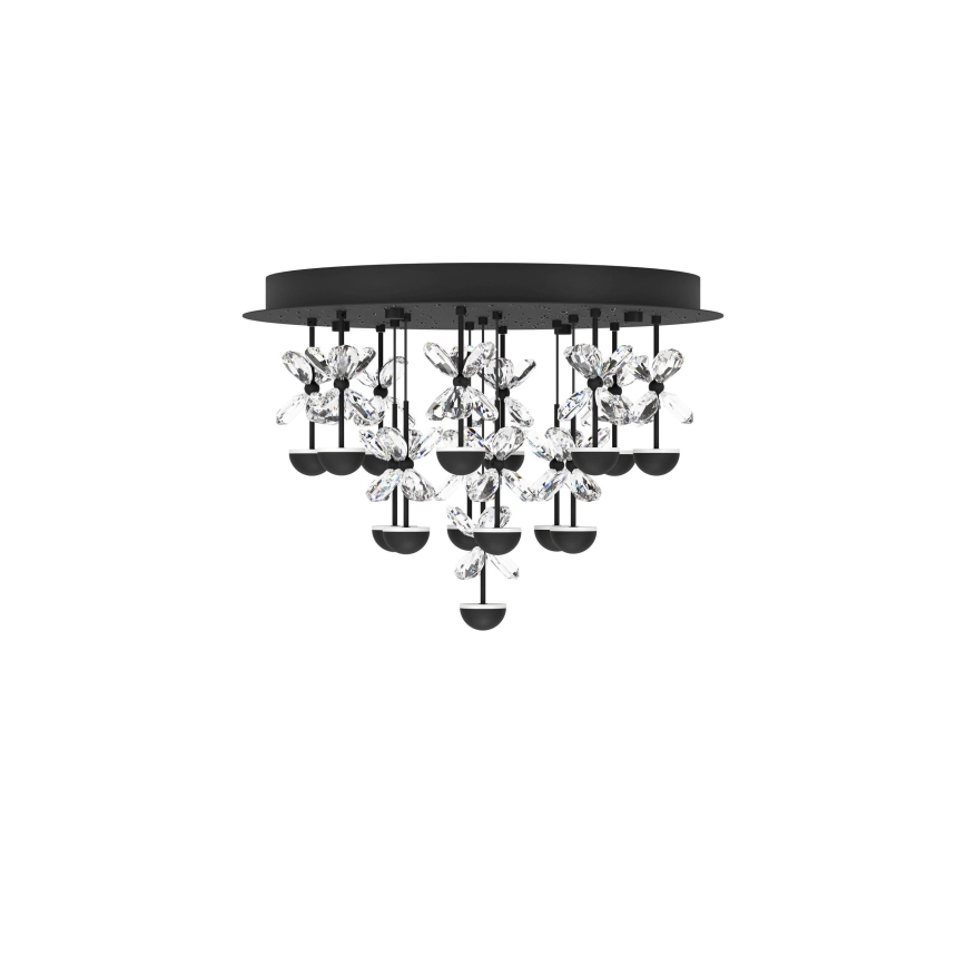 Eglo - Dimbare LED plafondlamp LED/27W/230V 3000K zwart