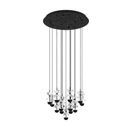 Eglo - Dimbare LED hanglamp aan een koord LED/27W/230V 3000K zwart