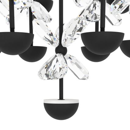 Eglo - Dimbare LED hanglamp aan een koord LED/27W/230V 3000K zwart
