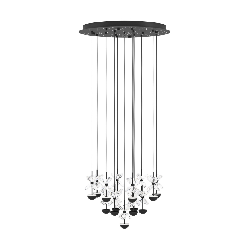 Eglo - Dimbare LED hanglamp aan een koord LED/27W/230V 3000K zwart