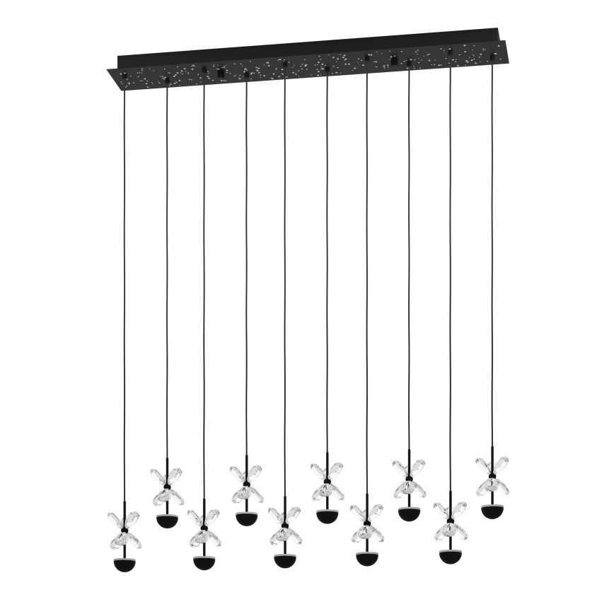 Eglo - Dimbare LED hanglamp aan een koord LED/23W/230V 3000K zwart