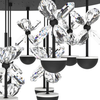 Eglo - Dimbare LED hanglamp aan een koord LED/23W/230V 3000K zwart