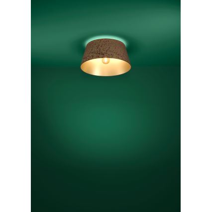 Eglo - Plafondlamp 1xE27/25W/230V goud/roze