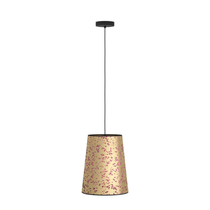 Eglo - Hanglamp aan een koord 1xE27/25W/230V goud/roze