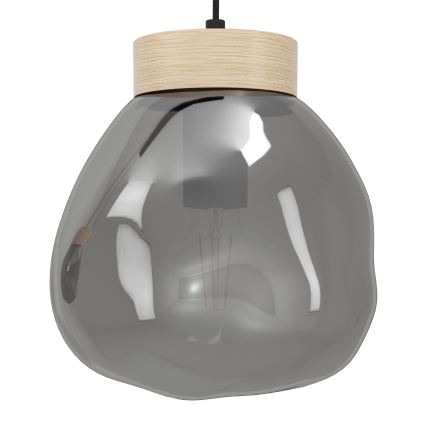 Eglo - Hanglamp aan een koord 3xE27/40W/230V gerookt