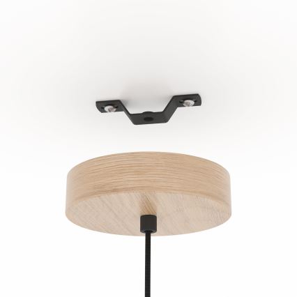 Eglo - Hanglamp aan een koord 1xE27/25W/230V beige