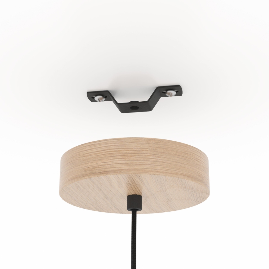 Eglo - Hanglamp aan een koord 1xE27/25W/230V beige