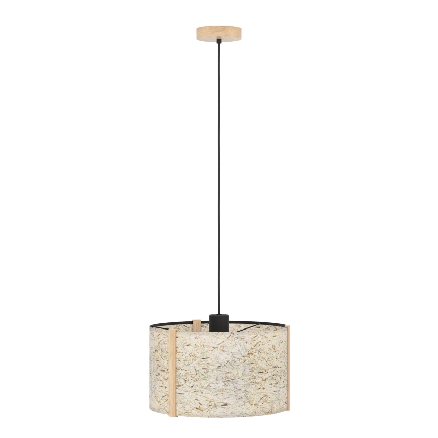 Eglo - Hanglamp aan een koord 1xE27/25W/230V beige