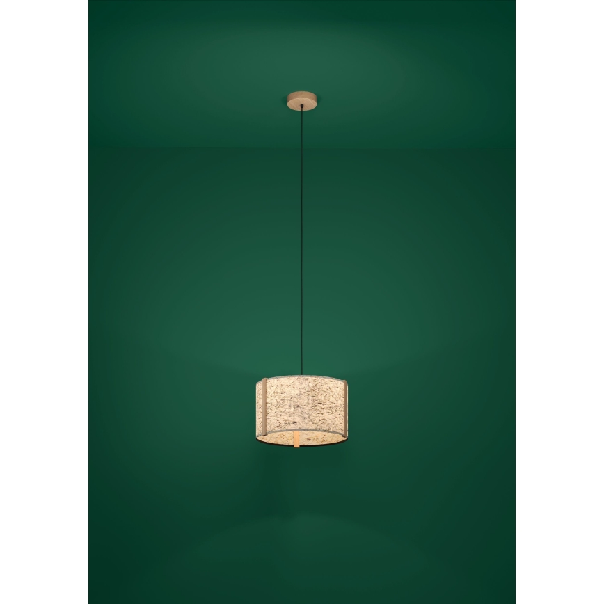 Eglo - Hanglamp aan een koord 1xE27/25W/230V beige