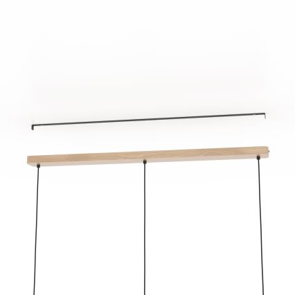 Eglo - Hanglamp aan een koord 3xE27/25W/230V beige