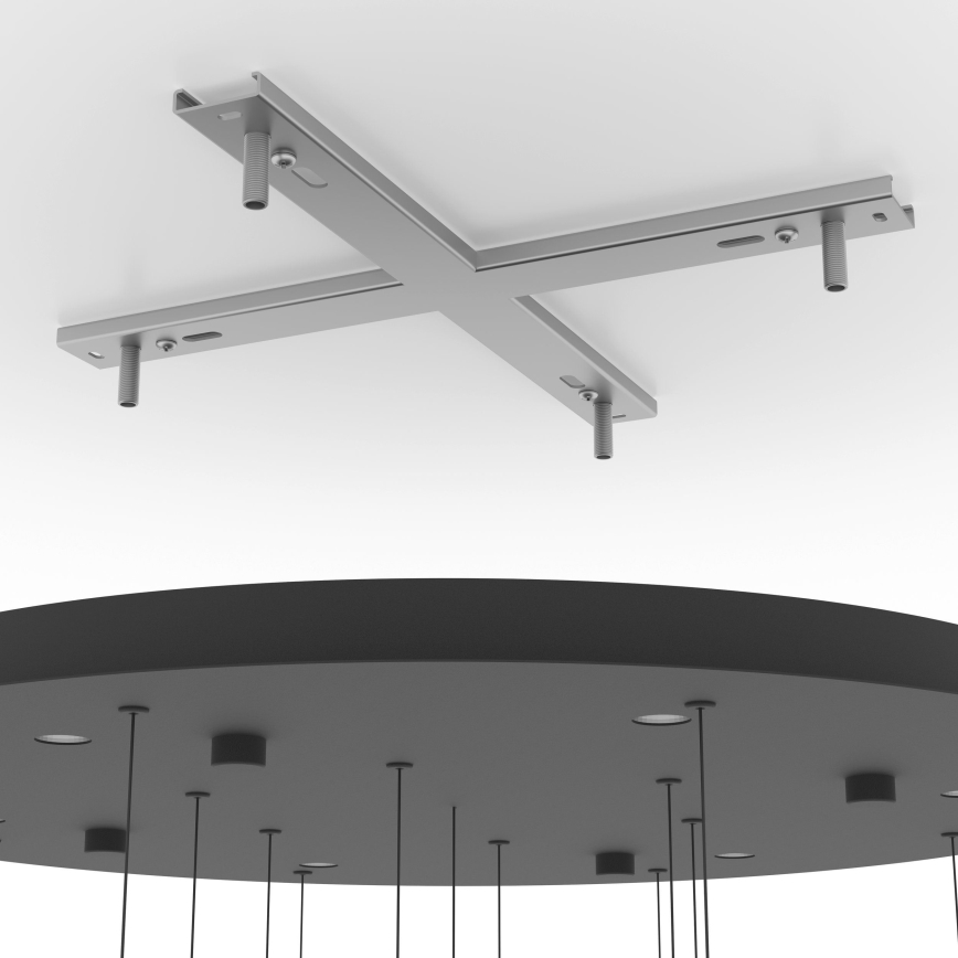 Eglo - Dimbare LED hanglamp aan een koord 6xLED/4,2W/230V 3000K doorzichtig