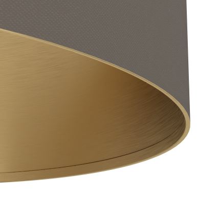 Eglo - Staande Lamp 1xE27/40W/230V bruin/goud