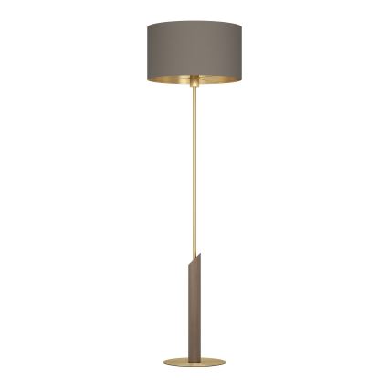 Eglo - Staande Lamp 1xE27/40W/230V bruin/goud