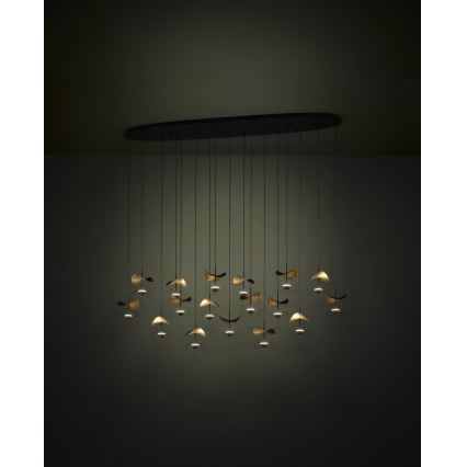Eglo - Dimbare LED hanglamp aan een koord 17xLED/2,3W/230V 3000K