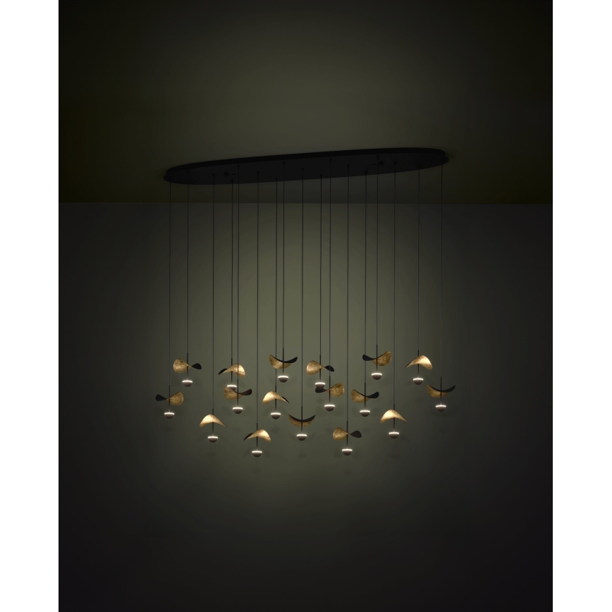Eglo - Dimbare LED hanglamp aan een koord 17xLED/2,3W/230V 3000K