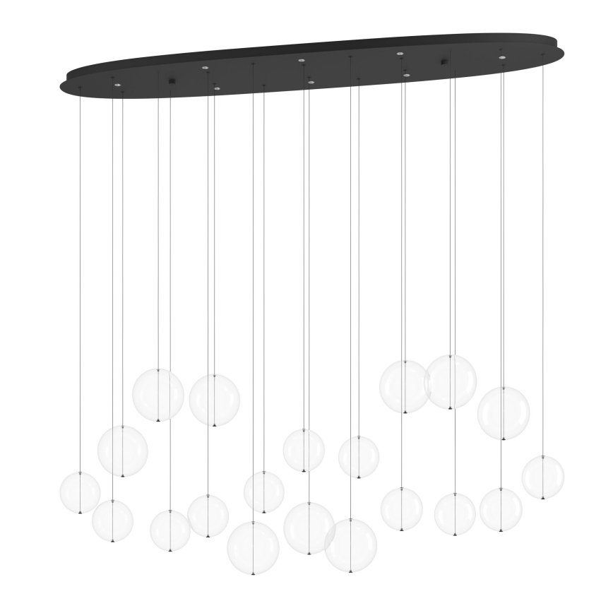 Eglo - Dimbare LED hanglamp aan een koord 8xLED/4,2W/230V 3000K doorzichtig