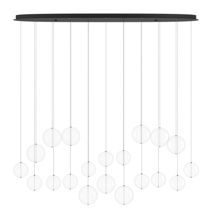 Eglo - Dimbare LED hanglamp aan een koord 8xLED/4,2W/230V 3000K doorzichtig