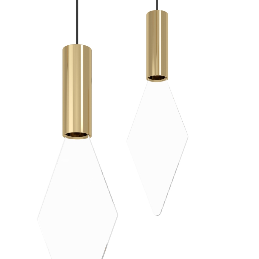 Eglo - Dimbare LED hanglamp aan een koord 10xLED/3W/230V 3000K diameter 58 cm goud