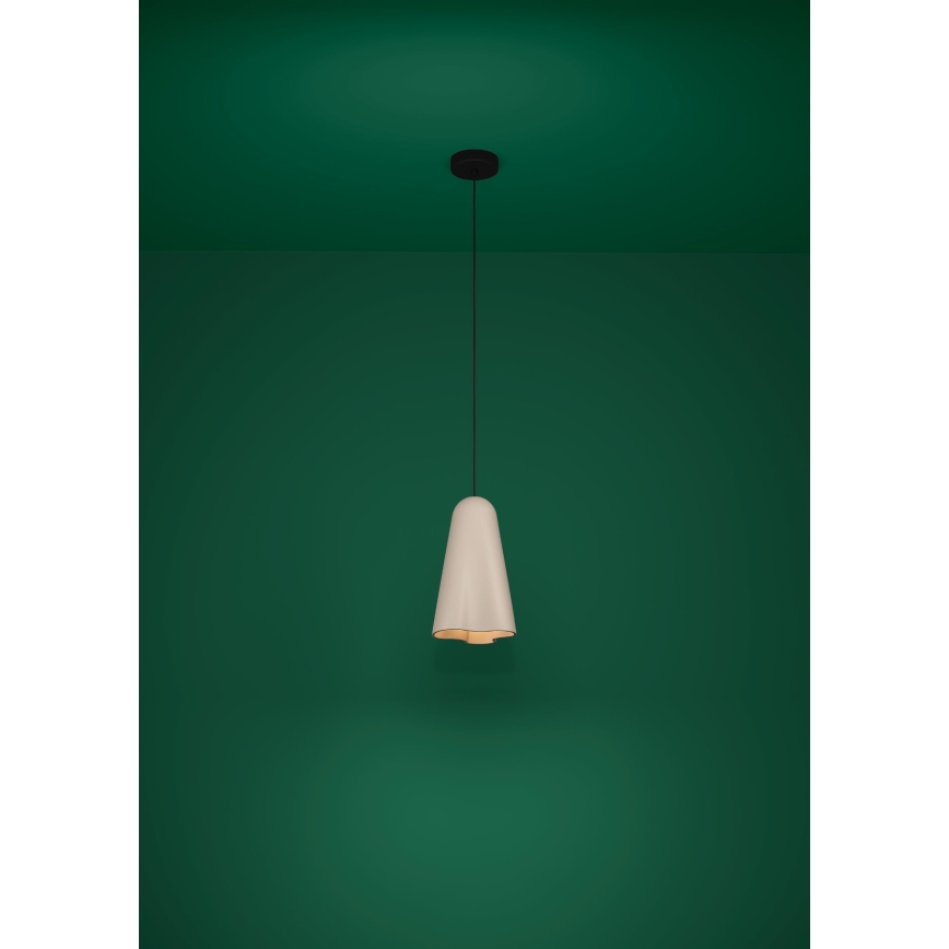 Eglo - Hanglamp aan een koord 1xE27/40W/230V beige