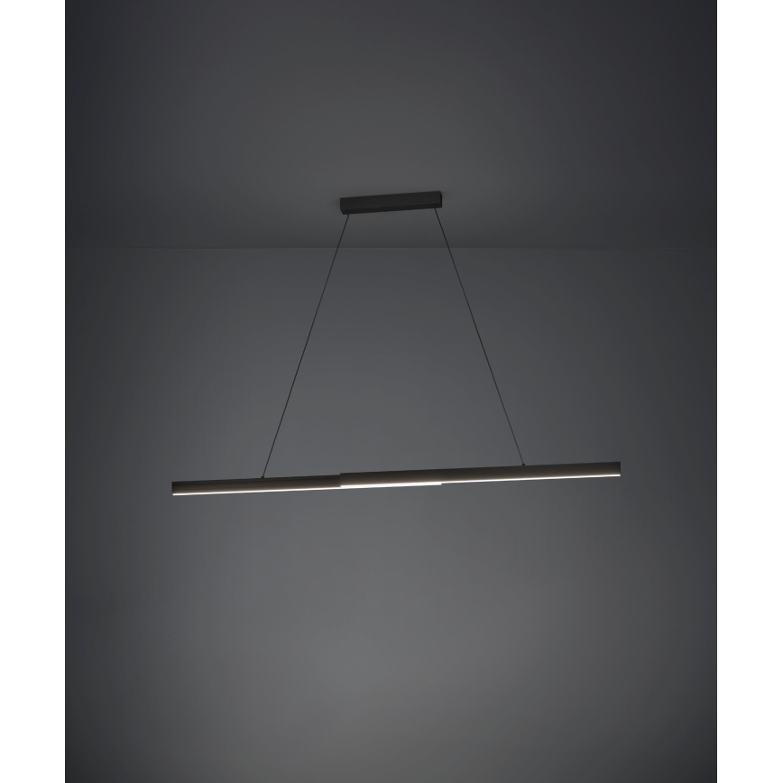 Eglo - Dimbare LED hanglamp aan een koord LED/20W/230V 3000K zwart