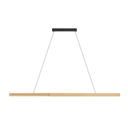 Eglo - Dimbare LED hanglamp aan een koord LED/21W/230V 3000K bruin