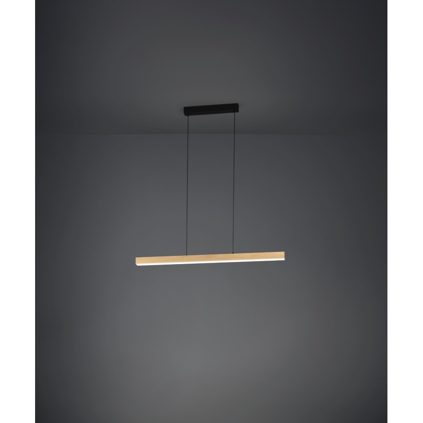 Eglo - Dimbare LED hanglamp aan een koord LED/21W/230V 3000K bruin