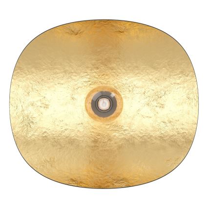 Eglo - Plafondlamp 1xE27/40W/230V zwart/goud