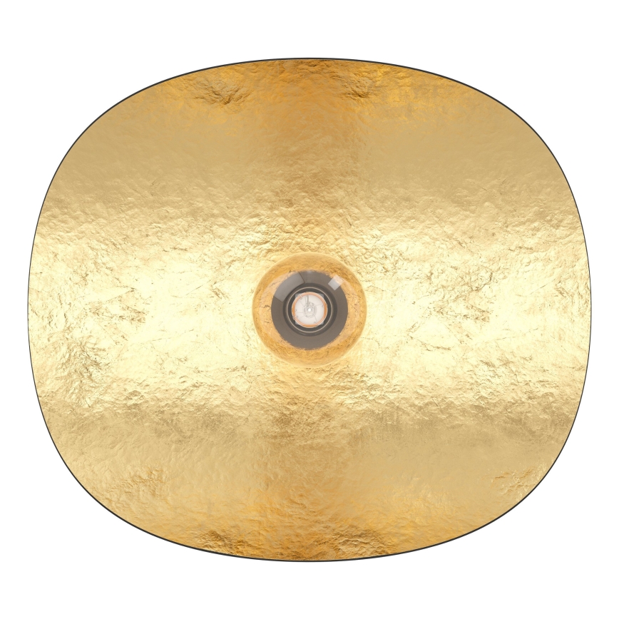 Eglo - Plafondlamp 1xE27/40W/230V zwart/goud
