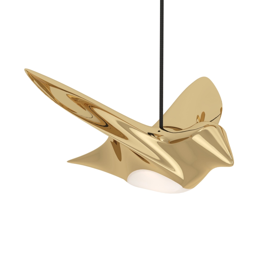 Eglo - Dimbare LED hanglamp aan een koord 8xLED/4,2W/230V 3000K goud