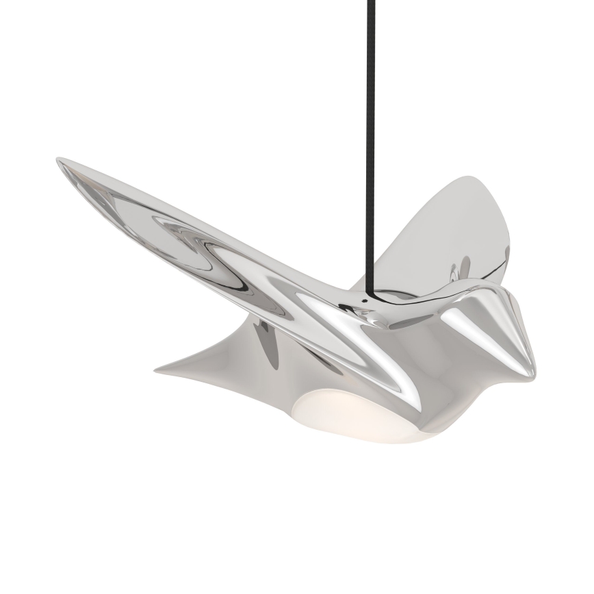 Eglo - Dimbare LED hanglamp aan een koord 8xLED/4,2W/230V 3000K glanzend chroom