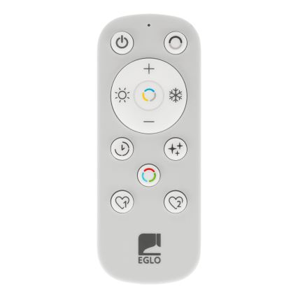 Eglo - Dimbare LED hanglamp aan een koord LED/46W/230V 2700-6500K zwart/goud + afstandsbediening