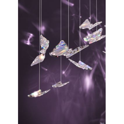 Eglo - LED-dimbare pendellamp aan kabel 6xLED/4,2W/230V zwart/helder