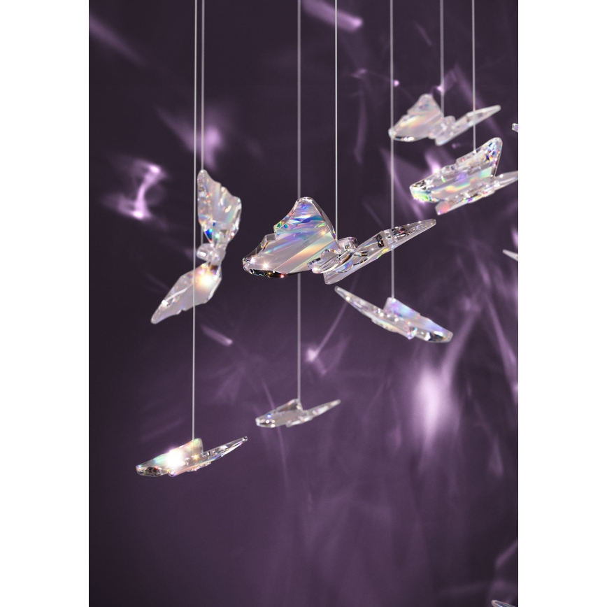 Eglo - LED-dimbare pendellamp aan kabel 6xLED/4,2W/230V zwart/helder