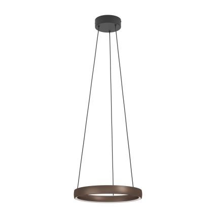 Eglo Stars of Light - LED-dimbare hanglamp aan kabel met bewegingssensor 2xLED/25W/230V 2200-6500K Ø 80 cm bruin