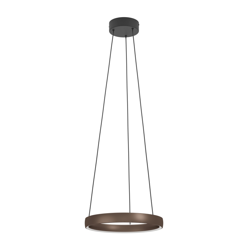 Eglo Stars of Light - LED-dimbare hanglamp aan kabel met bewegingssensor 2xLED/25W/230V 2200-6500K Ø 80 cm bruin