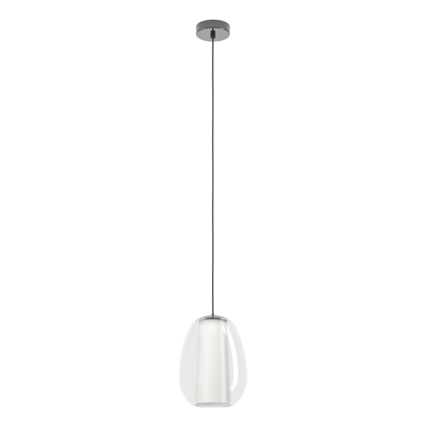 Eglo - dimbare LED-pendellamp aan kabel LED/7W/230V + LED/1,6W 2200-6500K glanzend chroom