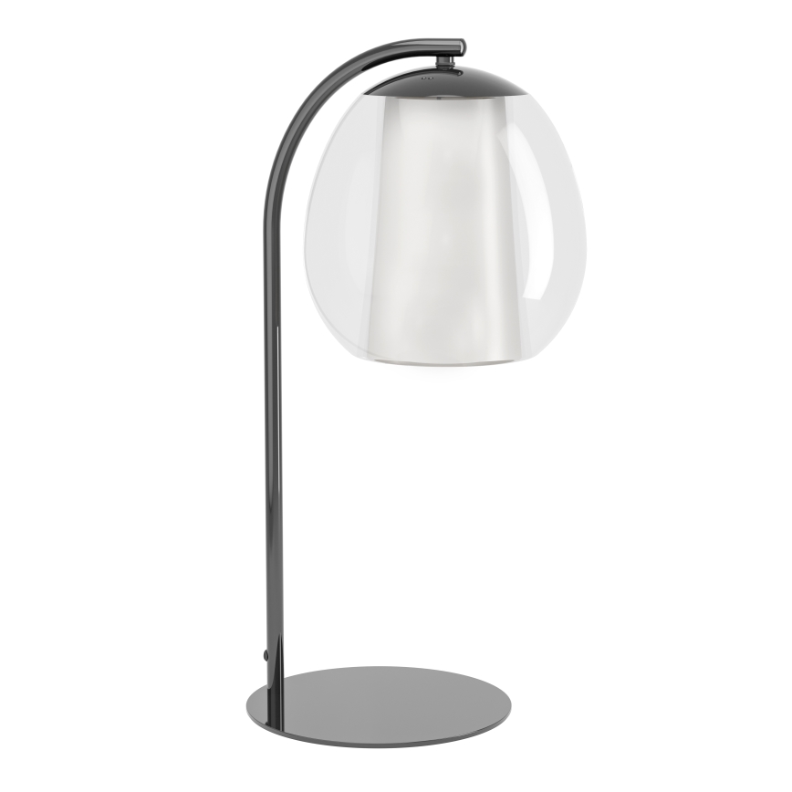 Eglo - Dimbare LED-tafellamp LED/5,5W/230V + LED/1,6W glanzend chroom