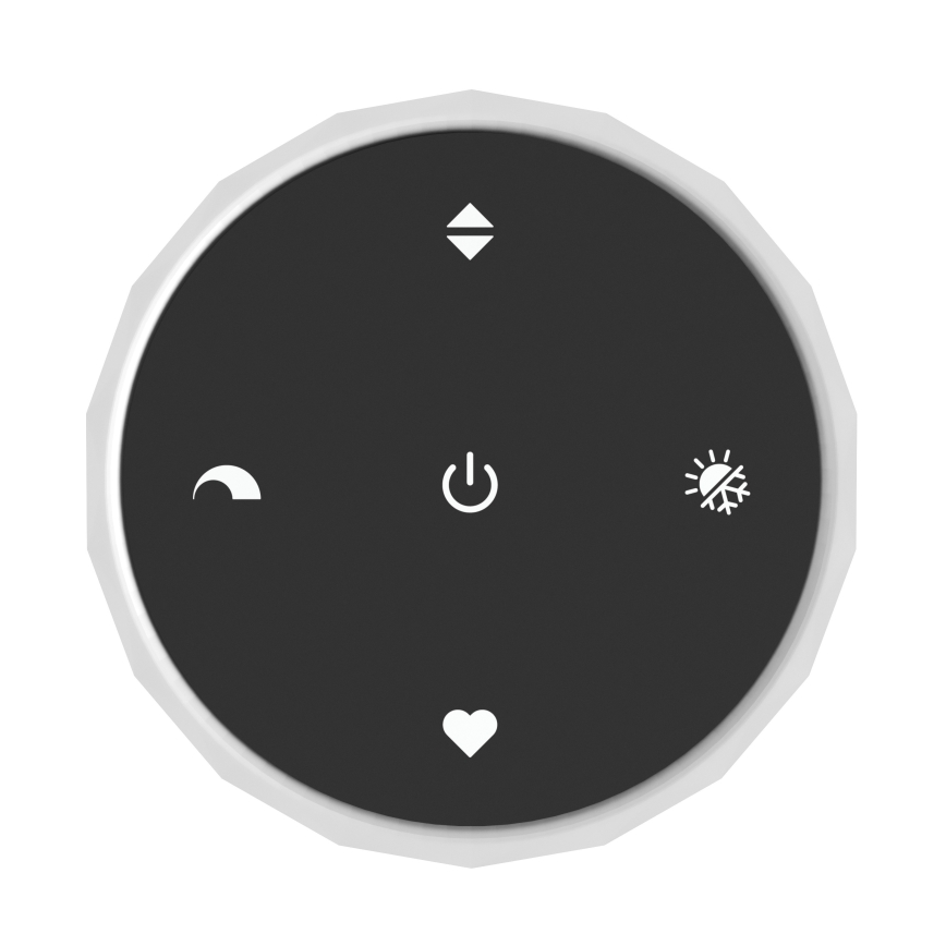 Eglo - LED-dimbare hanglamp aan kabel 5xLED/5,8W/230V 2200-6500K zwart/beige/gerookt + afstandsbediening