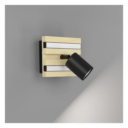 Eglo - LED-wandspot LED/2,2W/230V + 2xLED/1,2W + 2xLED/2W beige/zwart