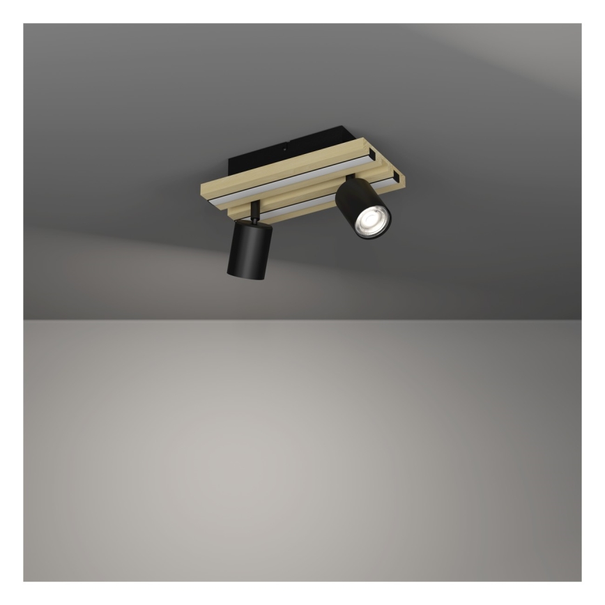 Eglo - LED-plafondspot 2xLED/2,2W/230V + 2xLED/1,2W + 2xLED/2W beige/zwart