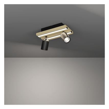 Eglo - LED-plafondspot 2xLED/2,2W/230V + 2xLED/1,2W + 2xLED/2W beige/zwart