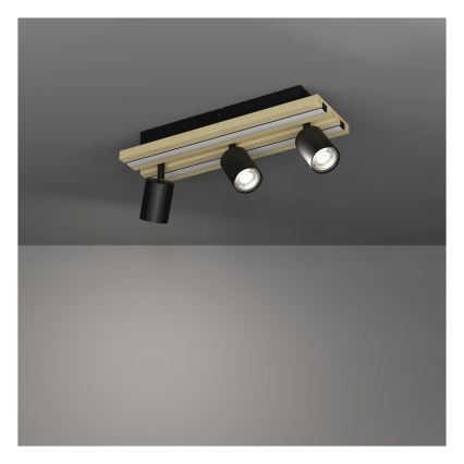 Eglo - LED-spotarmatuur 3xLED/2,2W/230V + 2xLED/1,2W + 2xLED/2W beige/zwart