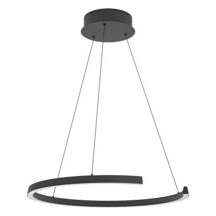 Eglo - LED dimbare hanglamp met kabelophanging LED/24,8W/230V 2200-6500K zwart + afstandsbediening