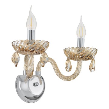 Eglo 39097 - Wandlamp BASILANO 2xE14/40W/230V