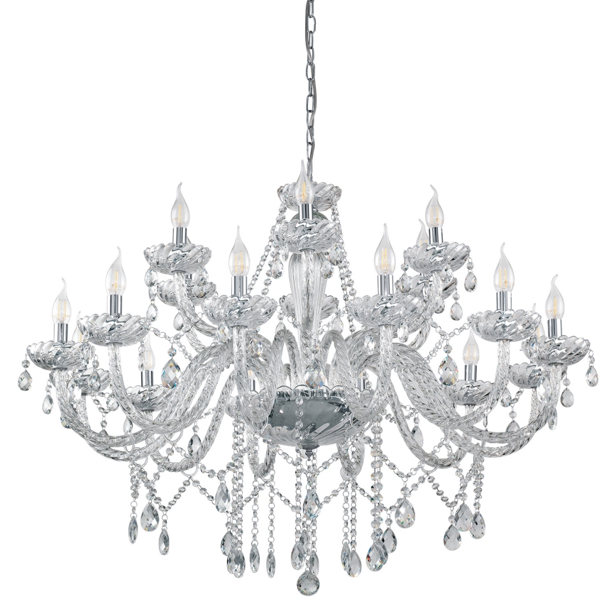 Eglo 39103 - Hanglamp BASILANO 1 18xE14/40W/230V