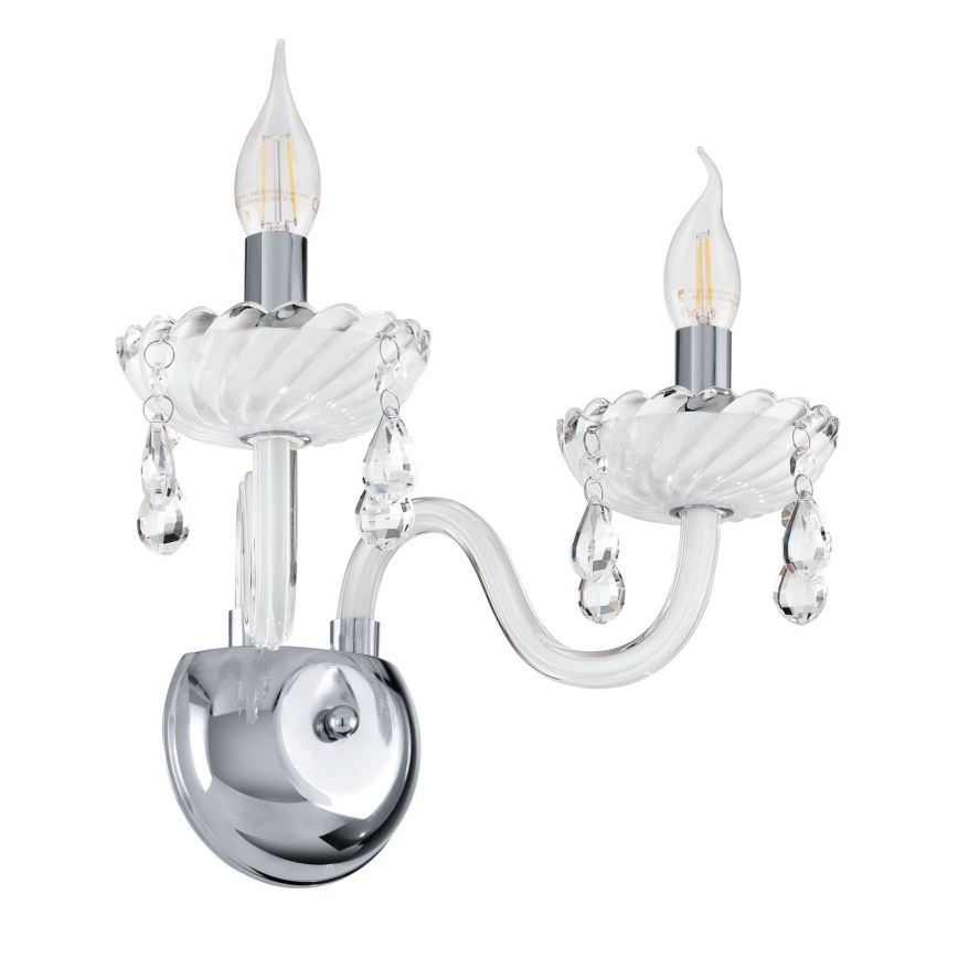 Eglo 39116 - Wandlamp CARPENTO 2xE14/40W/230V