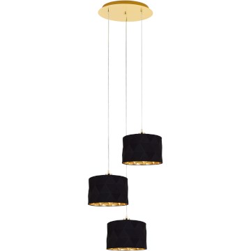 Eglo 39226 - Hanglamp DOLORITA 3xE27/60W/230V