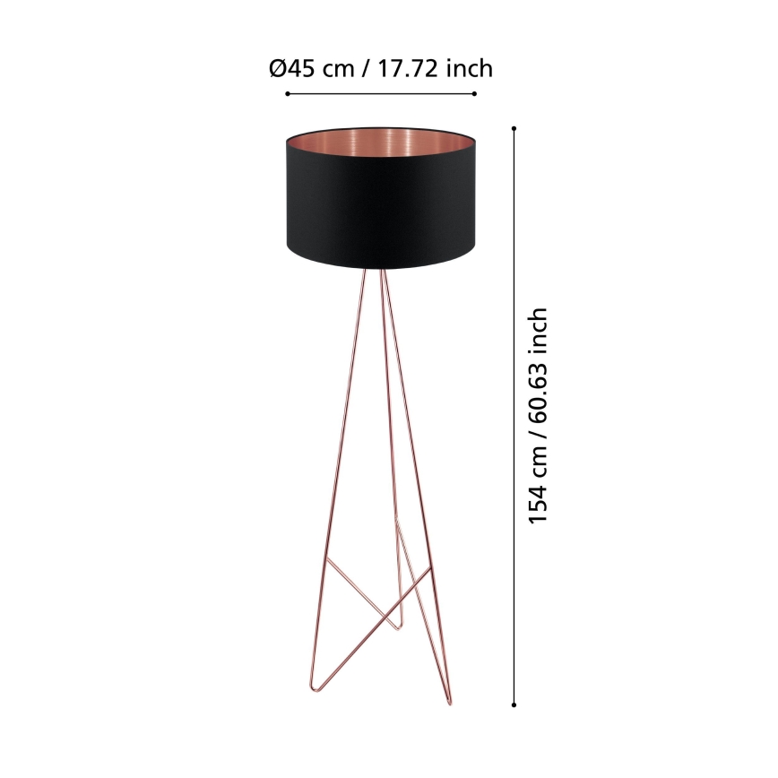 Eglo - Vloerlamp 1xE27/60W/230V
