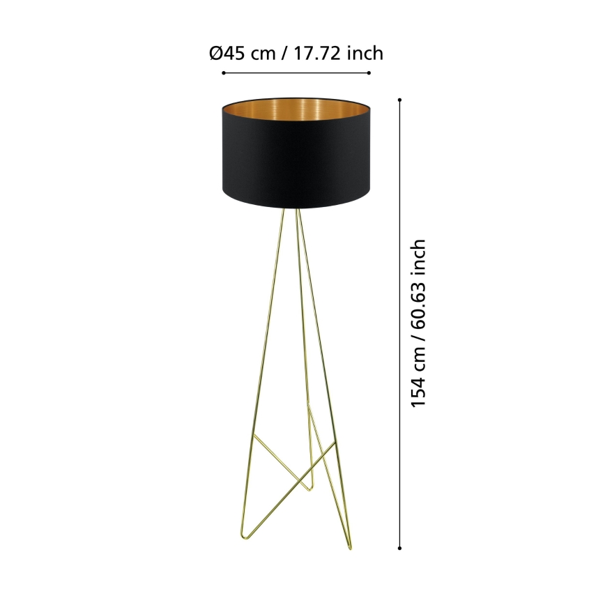 Eglo - Vloerlamp 1xE27/60W/230V